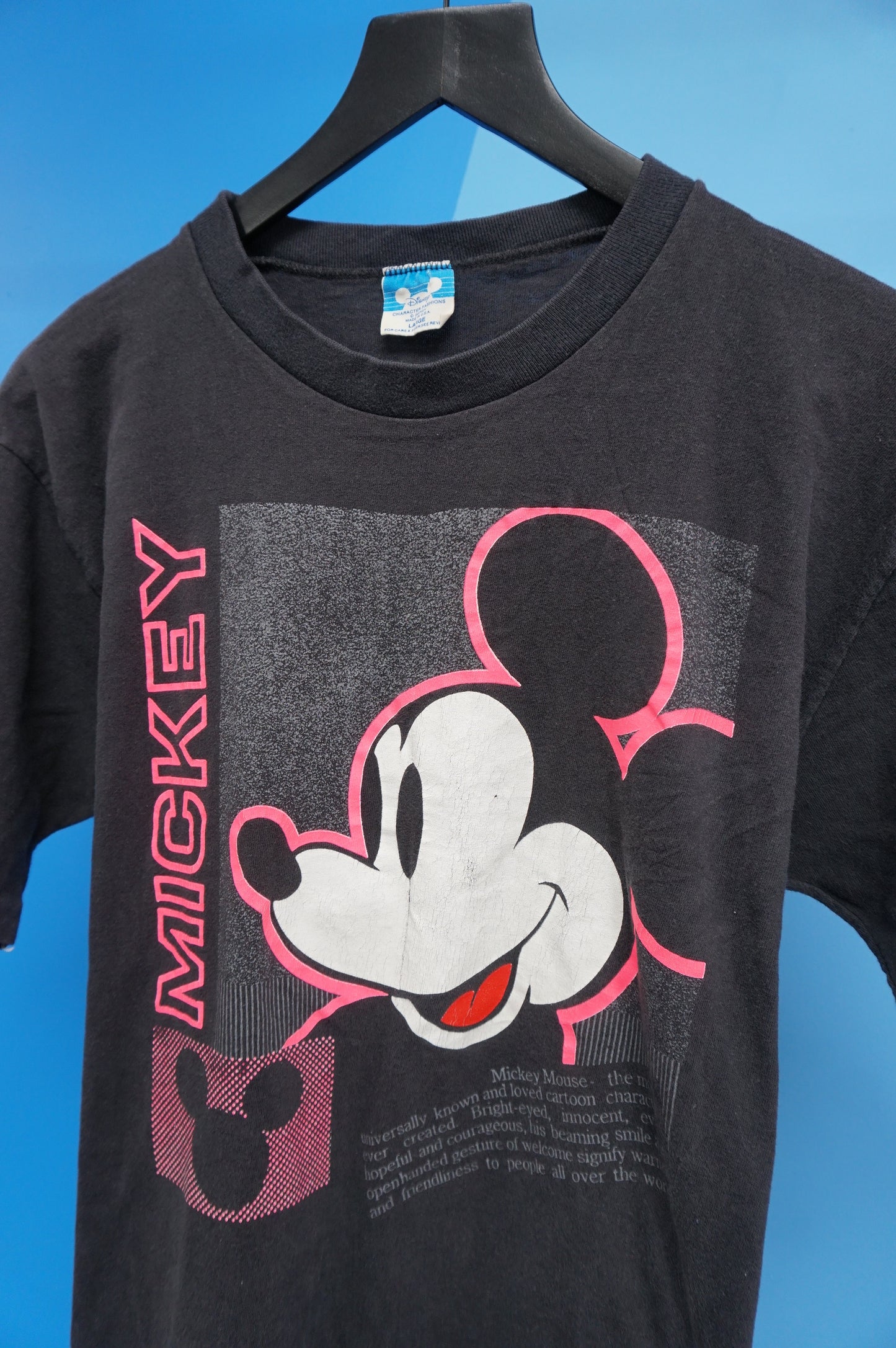 (M/L) Vtg Mickey Mouse Single Stitch T-Shirt