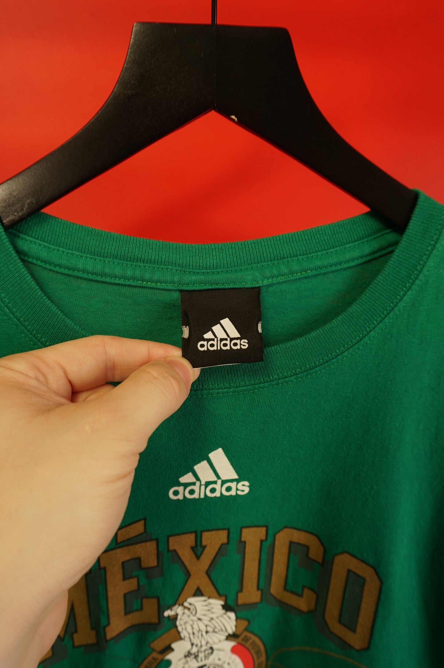 (L/XL) Mexico Futbol Adidas T-Shirt