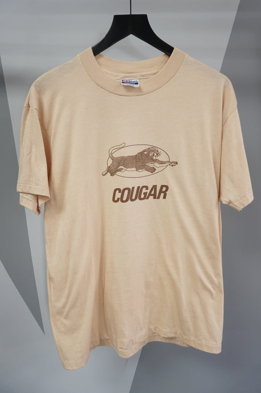 (M/L) 80s Cougar Single Stitch T-Shirt