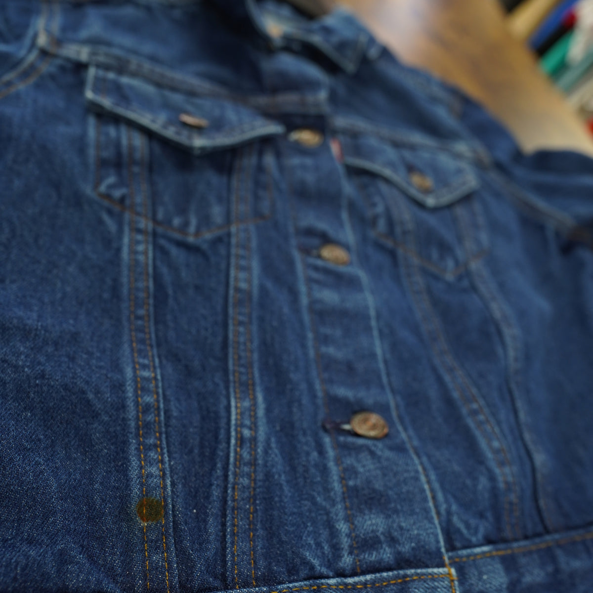 (Boys M) Vintage 90s Levis Kids Denim Trucker Jacket Made in USA Medium Wash Size M