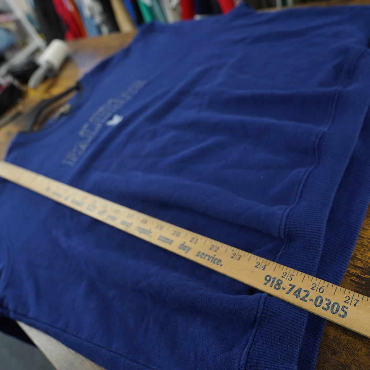 (XL) Vtg Air Force Falcons Sweatshirt Mens XL Blue 90s Embroidered Pullover V-Neck