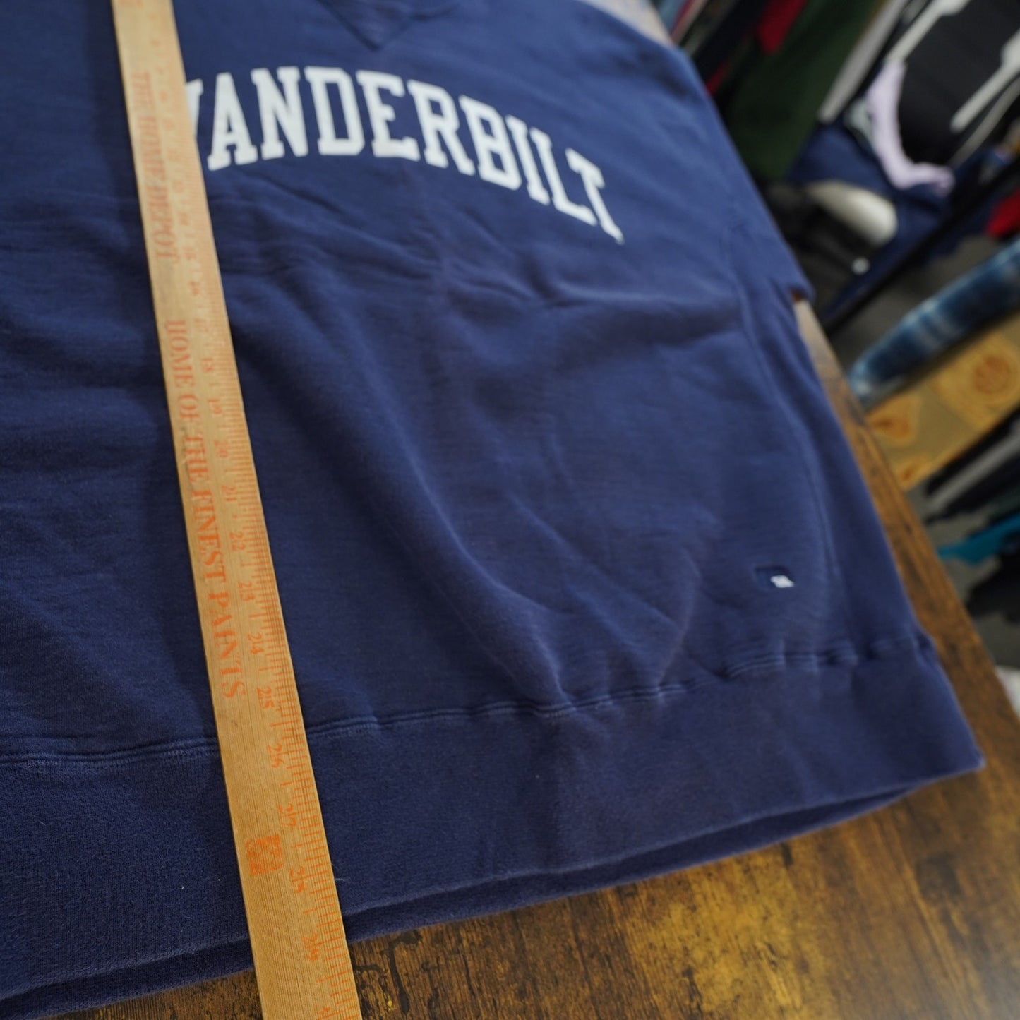 (XXL) Vintage Russell Athletic Vanderbilt Heavy Sweatshirt Men's XXL Navy 90s