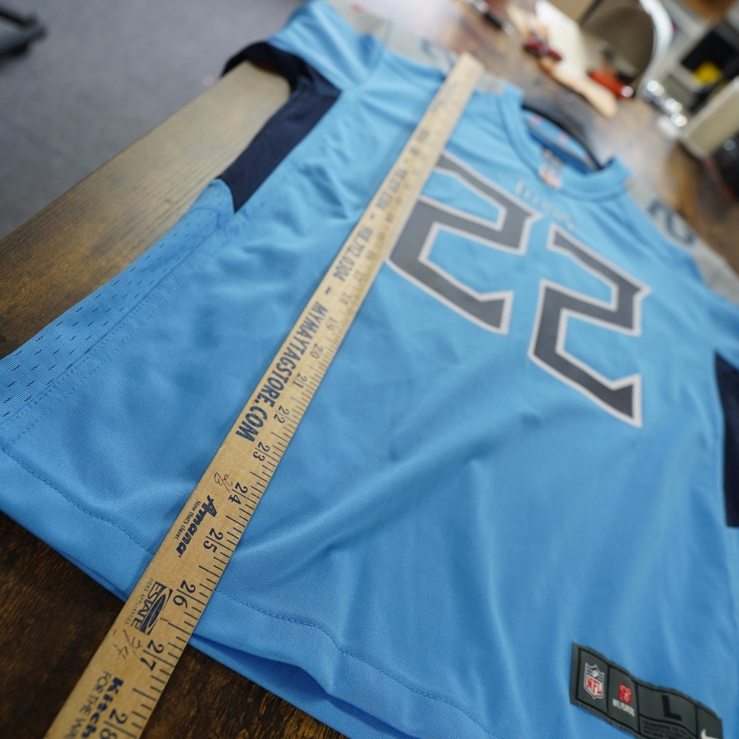 (Kids L) Derrick Henry Tennessee Titans Nike Football Jersey Kids Youth L Blue NFL Boys