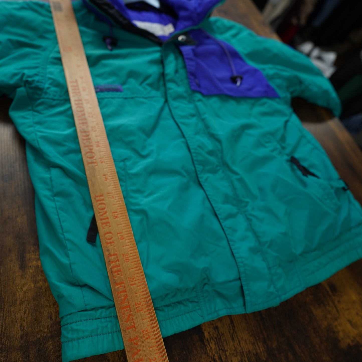 (Kids L) Vintage 90s Columbia Aqua Puffer Jacket Kids L 14/16 Radial Sleeve Purple Ski