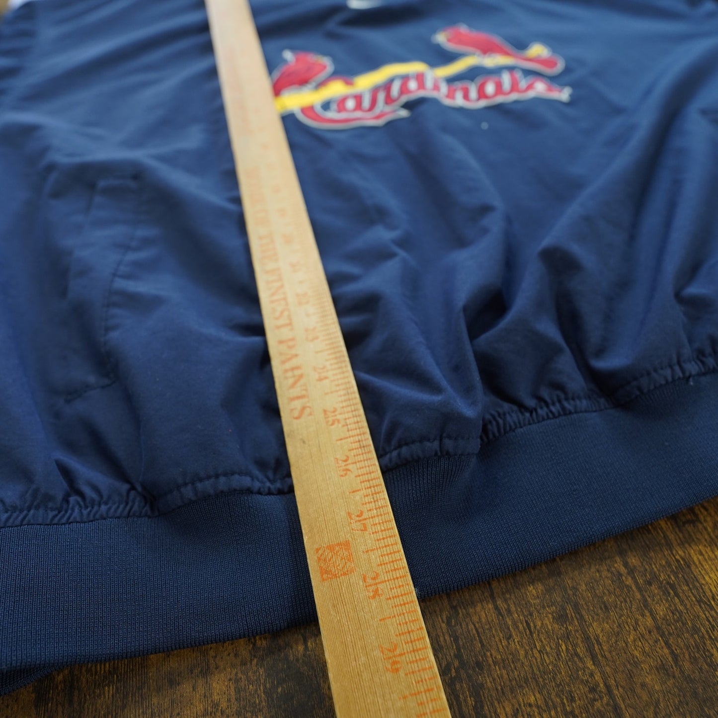 (XL) Vintage St. Louis Cardinals Nike Center Swoosh Pullover Windbreaker Mens XL Blue