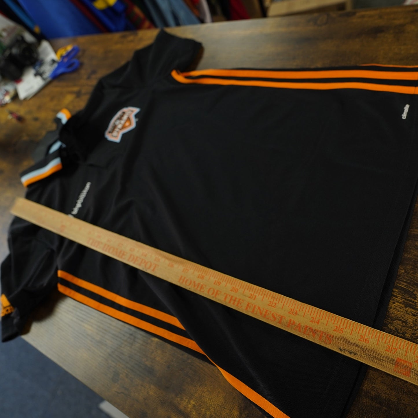 (M) Adidas Houston Dynamo MLS Black Athletic Polo Shirt Men's M Black Jersey
