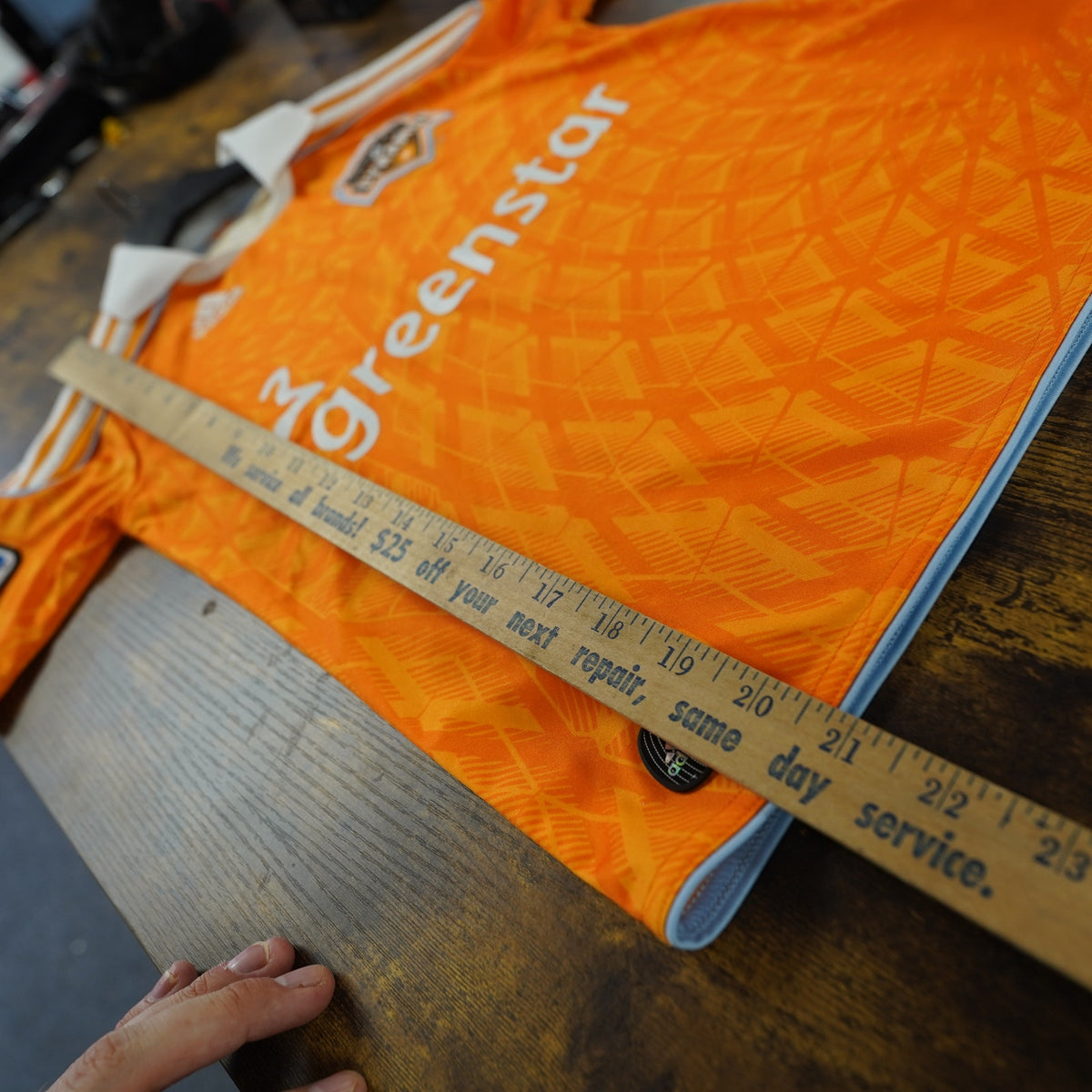 (Boys S) Adidas Houston Dynamo 2011–2012 Home Soccer Jersey Boys Youth S 9-10 Orange