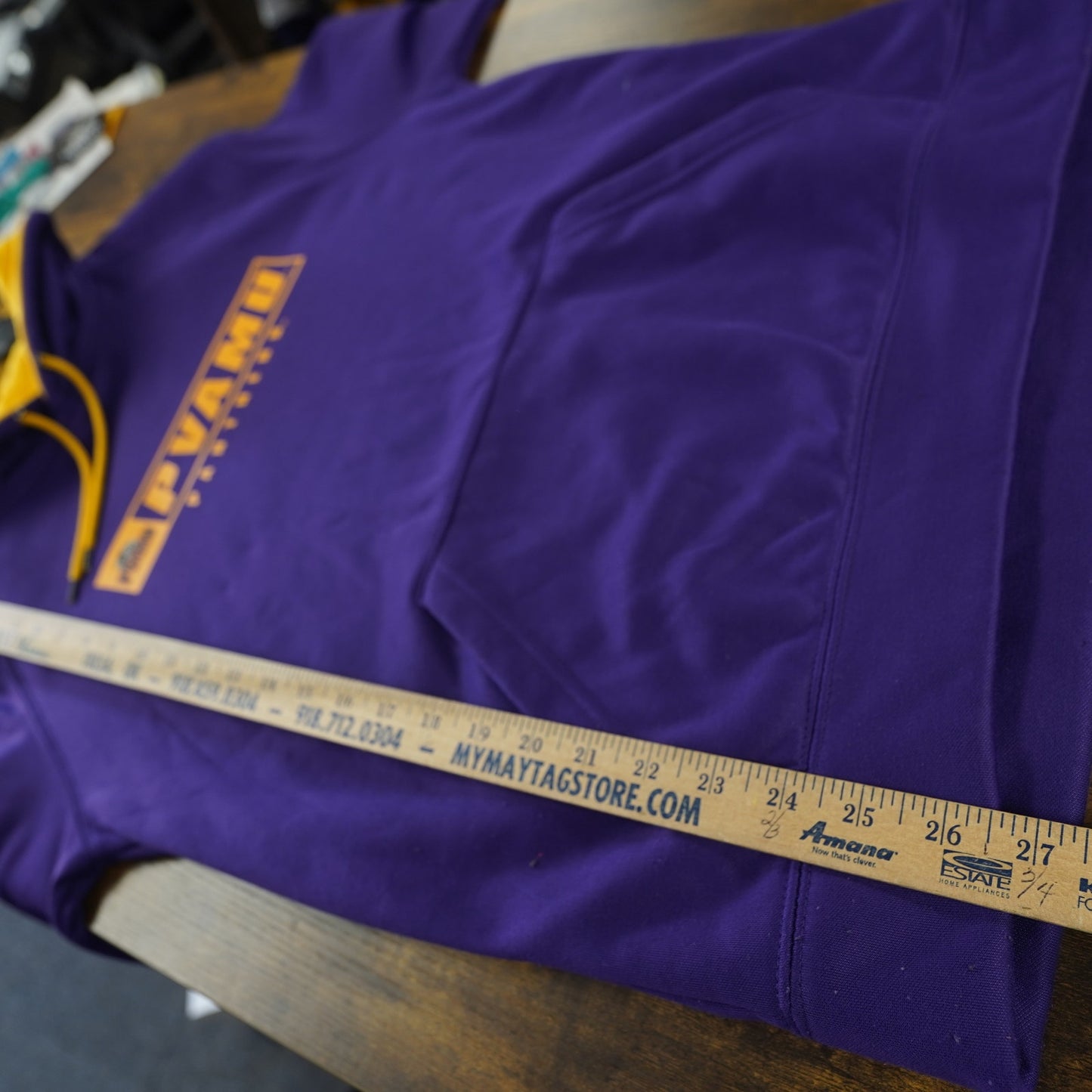 (M) Prairie View A&M Panthers PVAMU Colosseum Hoodie Men's M Purple Yellow