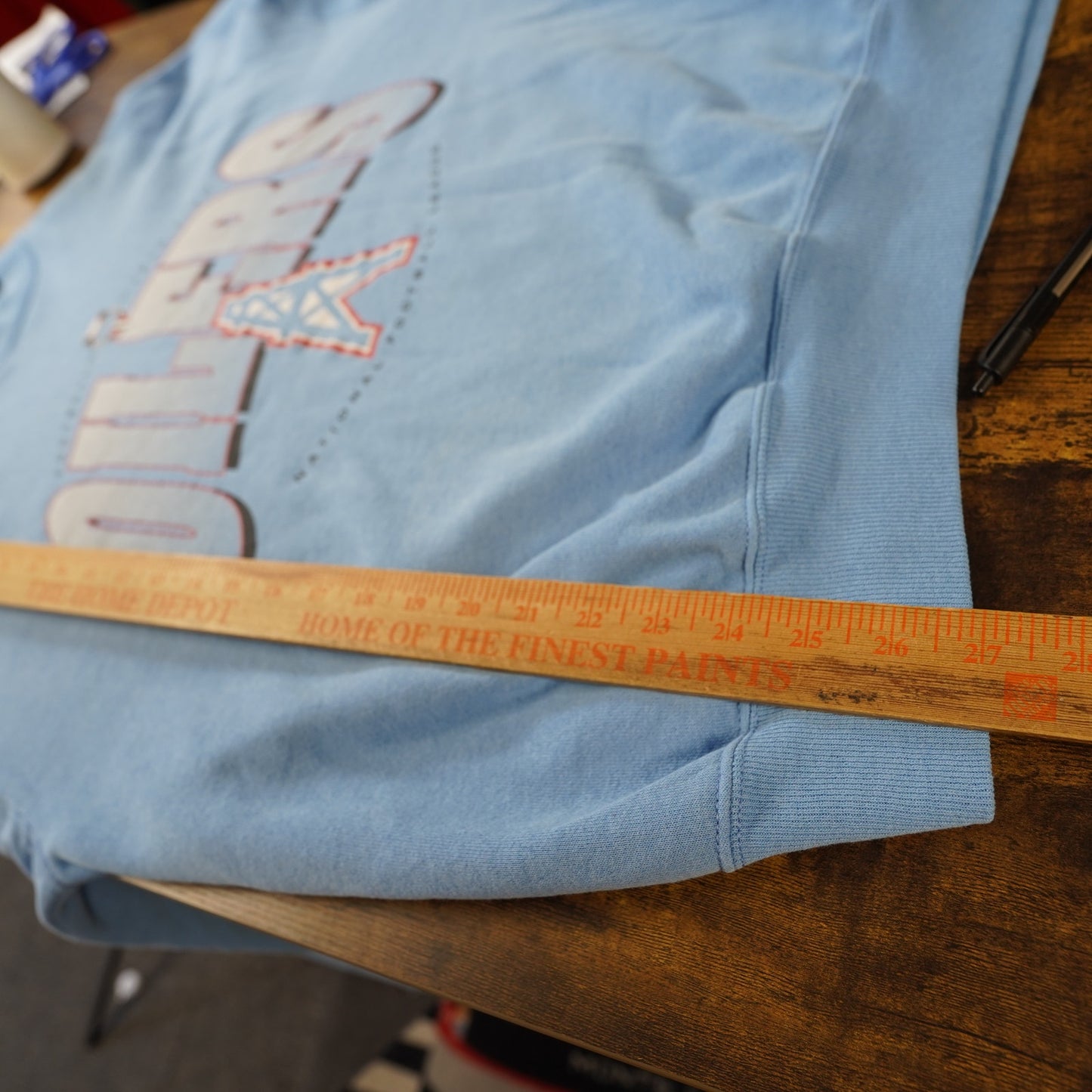 (XXL) Vintage Houston Oilers 90s Hanes Crewneck Sweatshirt Men's XXL Columbia Blue