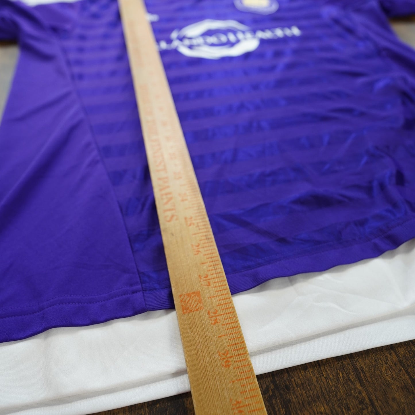 (L) Adidas Orlando City SC 2015-2016 Home Soccer Jersey Men's L Purple Futbol MLS