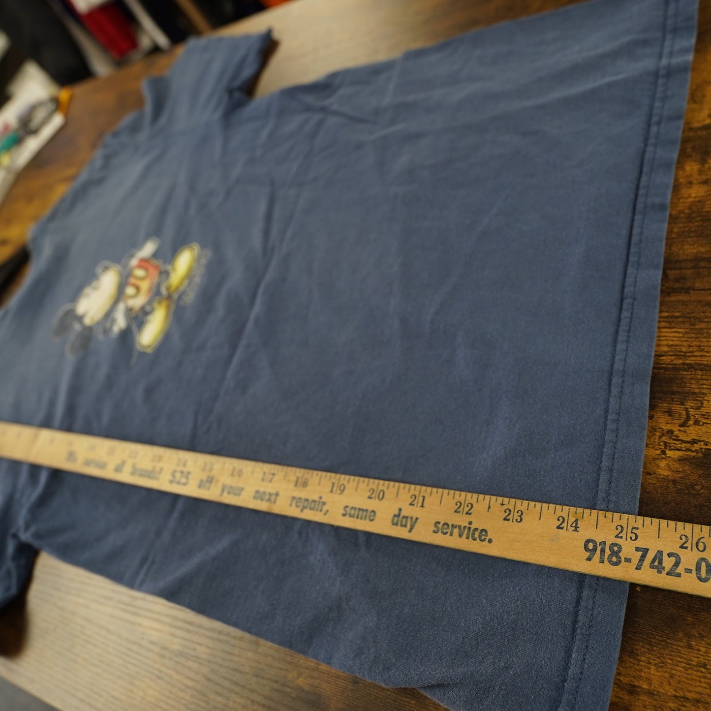 (S) Vintage Mickey Mouse Disney Store T-Shirt Men's S Blue Disneyland