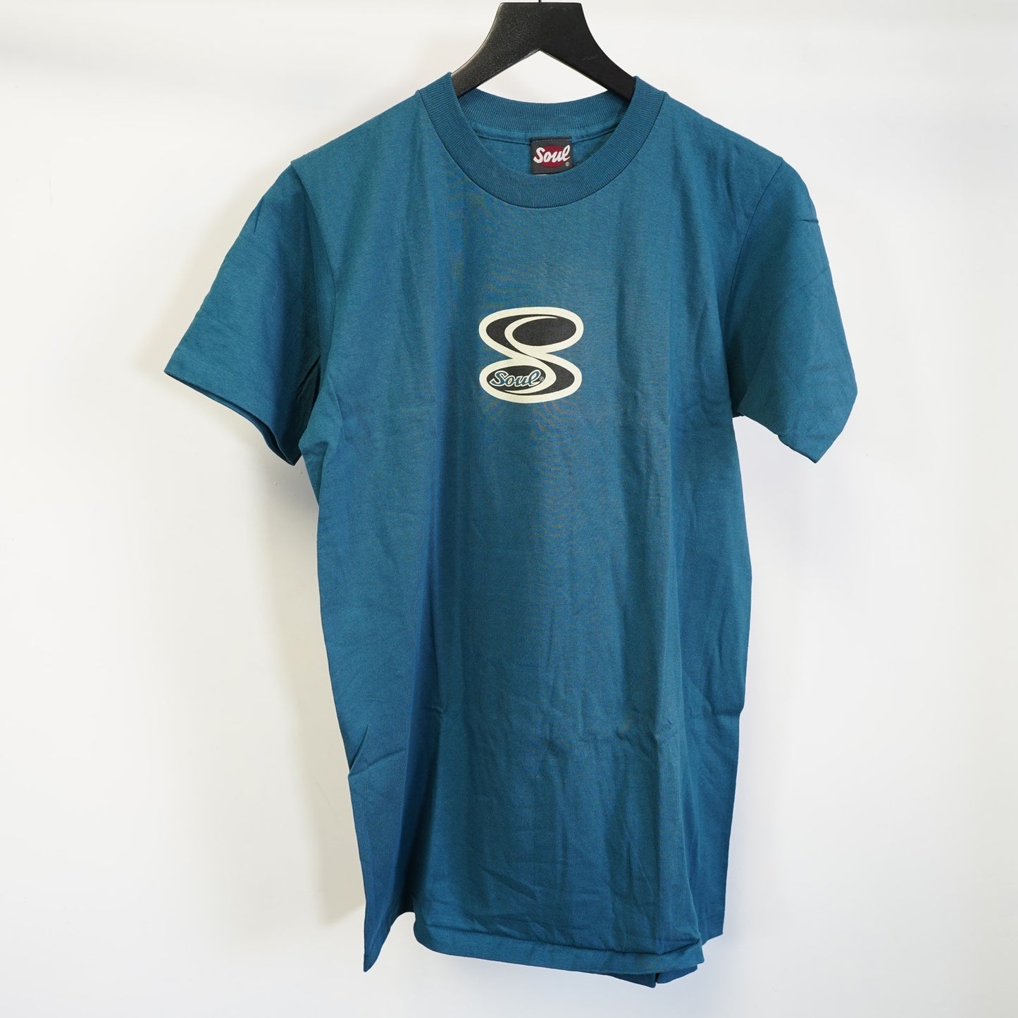 (M) Vintage Soul Skate & Surf Single Stitch Jesus T-Shirt Men's M Blue 90s Y2K God