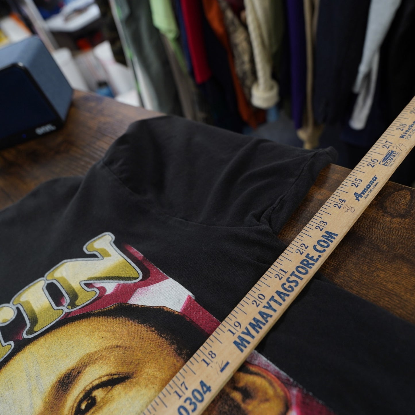 (L) Vintage Martin Luther King Jr I Have A Dream Double Sided Rap T-Shirt Men's L