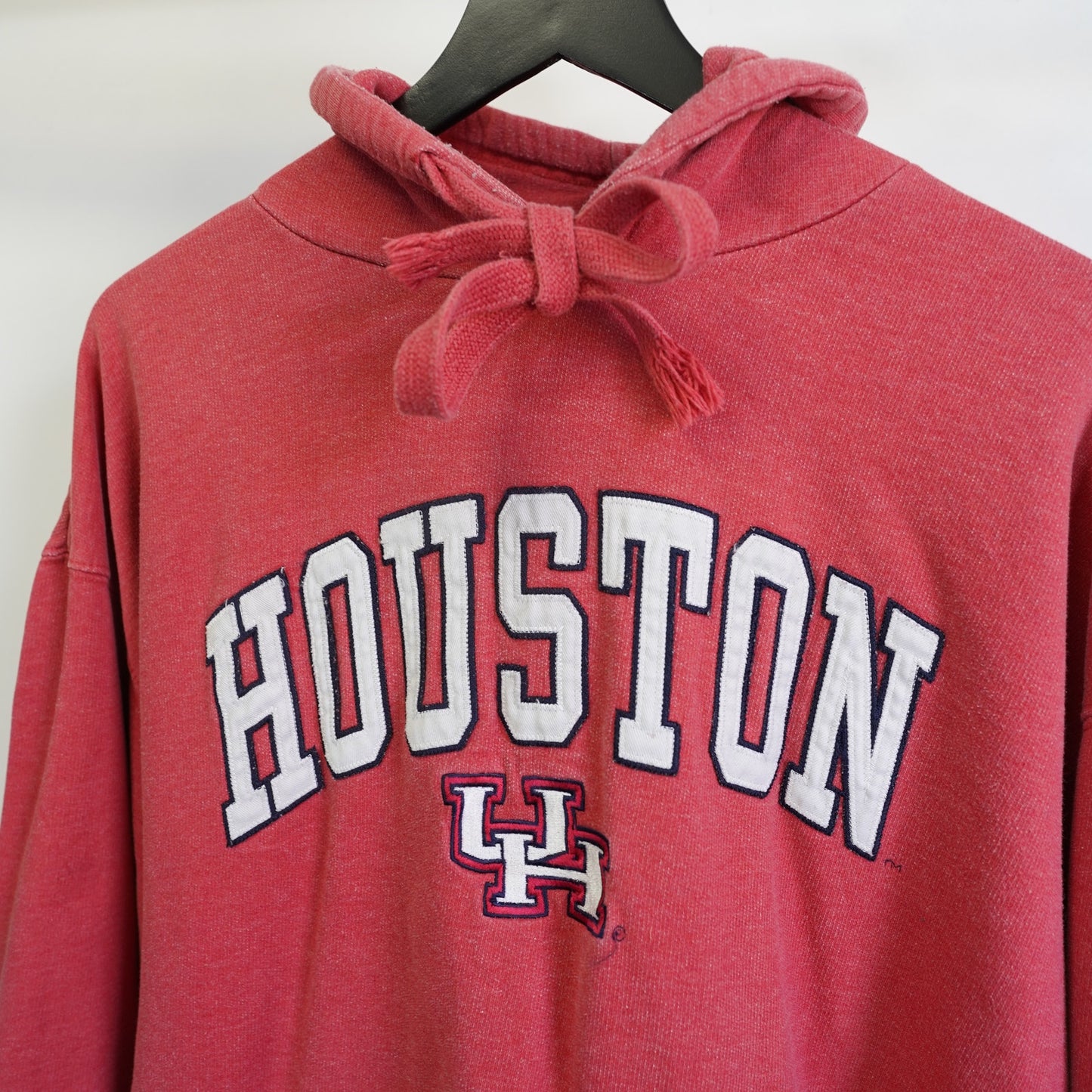 University of Houston Cougars OVB Stitched Hoodie Men's XL Red Pink Embroidered