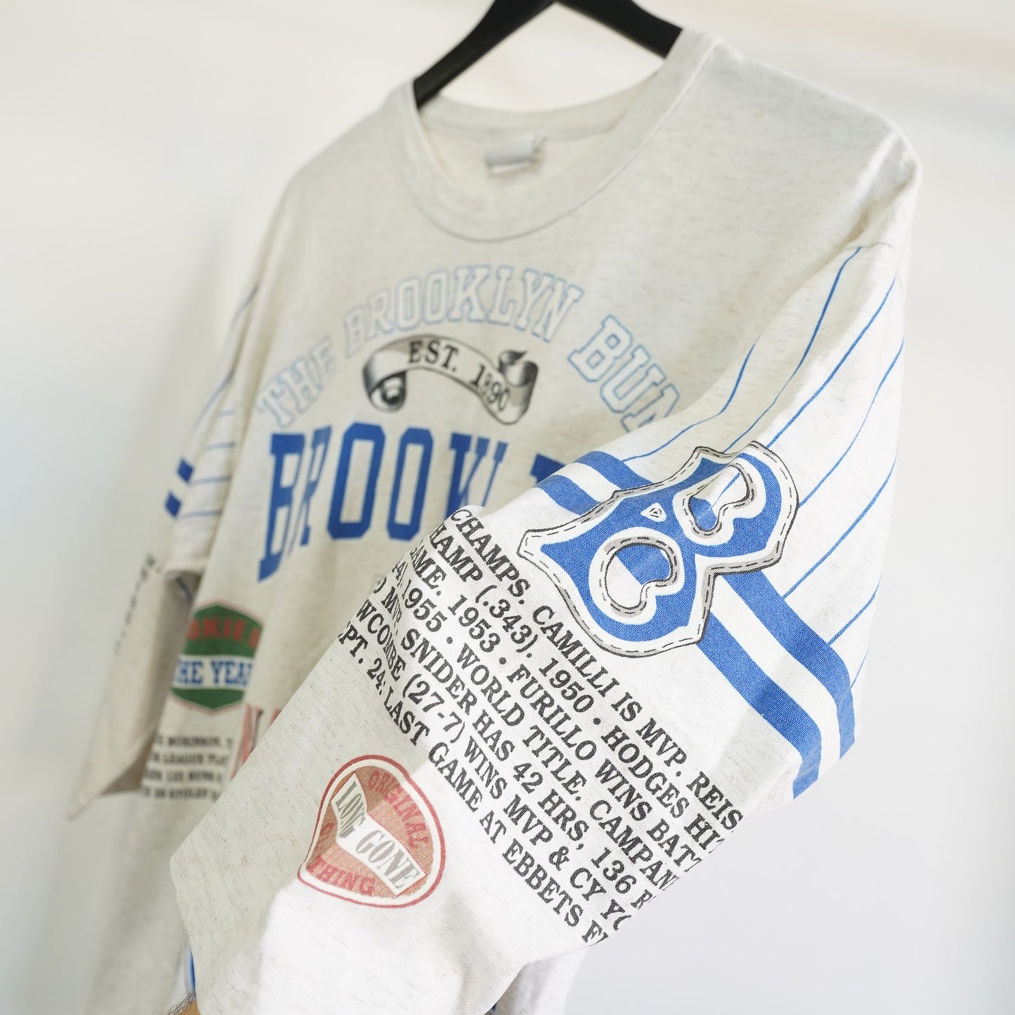 (XL) Vintage Brooklyn LA Dodgers Long Gone Cooperstown Collection T-Shirt Men's XL