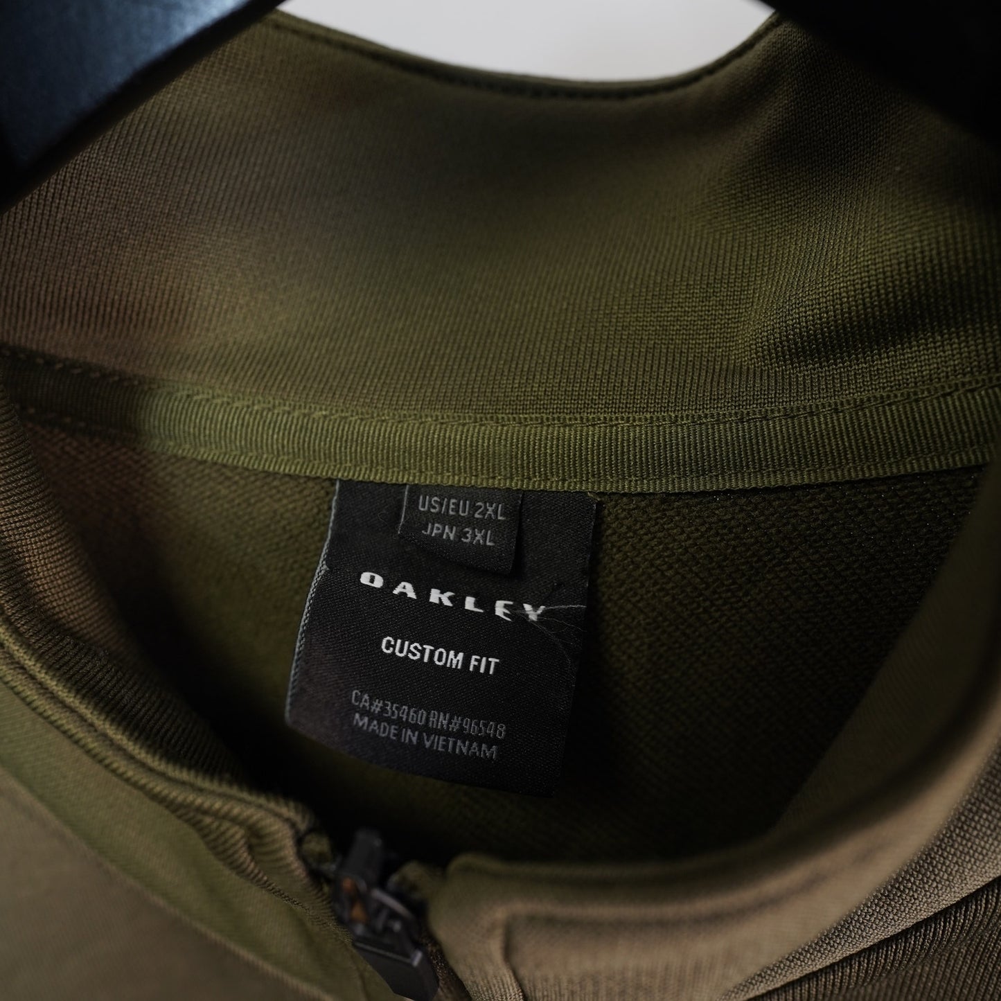 (XXL) Y2K Oakley Track Jacket Olive Green Men's 2XL Big Logo Hiking Tech Gorpcore 00s