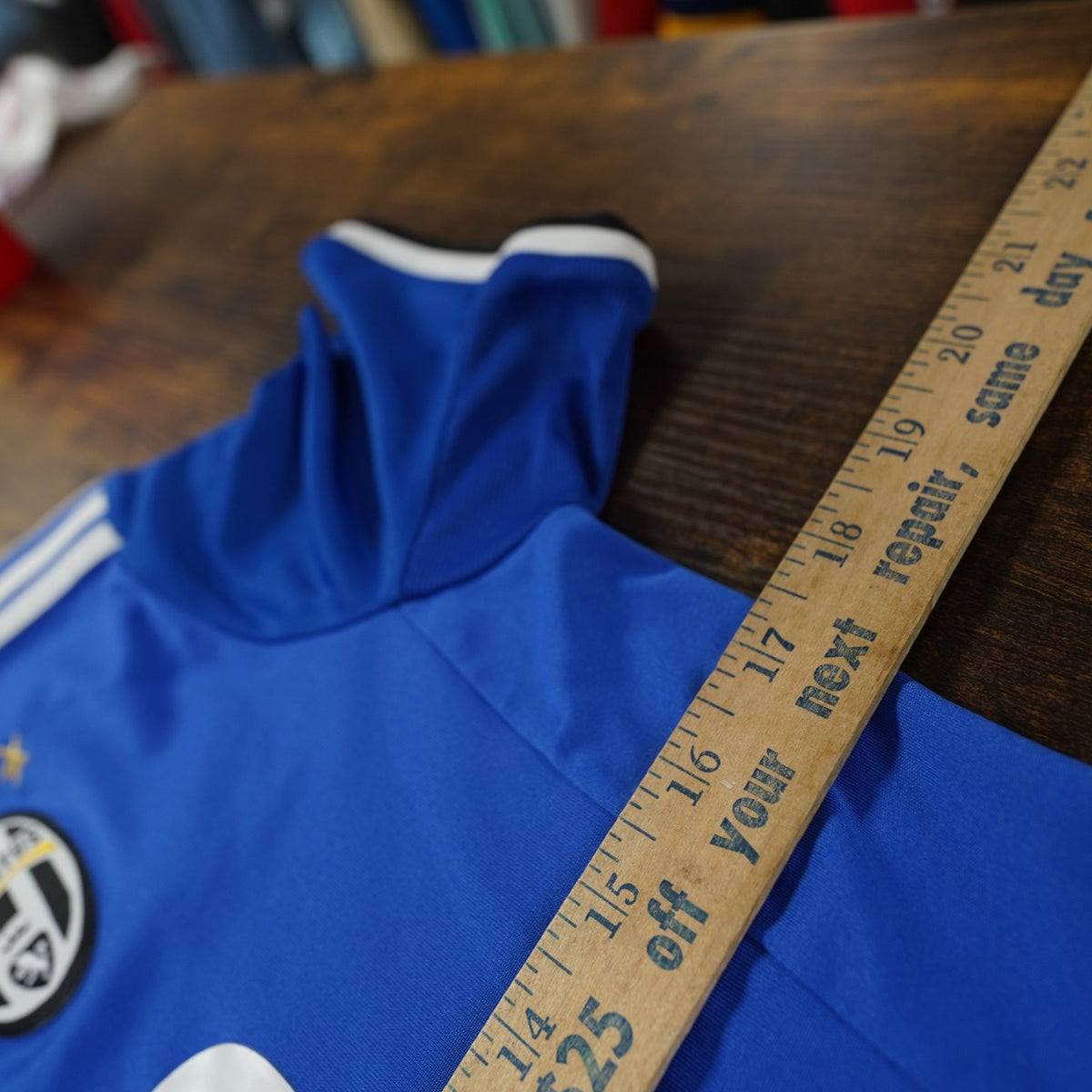 (Boys L) Juventus Adidas 2016-17 Away Jersey Soccer Jersey Boys L 13-14 Youth Blue Futbol
