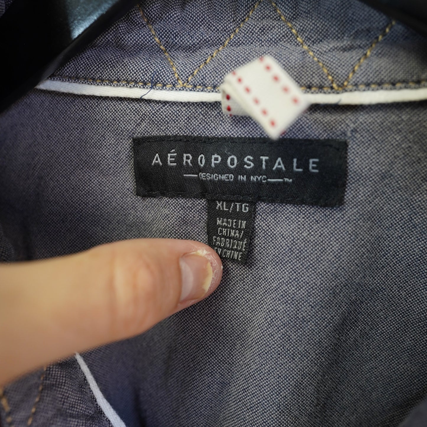(XL) Vintage Aeropostale Flannel Button Up Shirt Jacket Y2K Men's XL Green 2000s