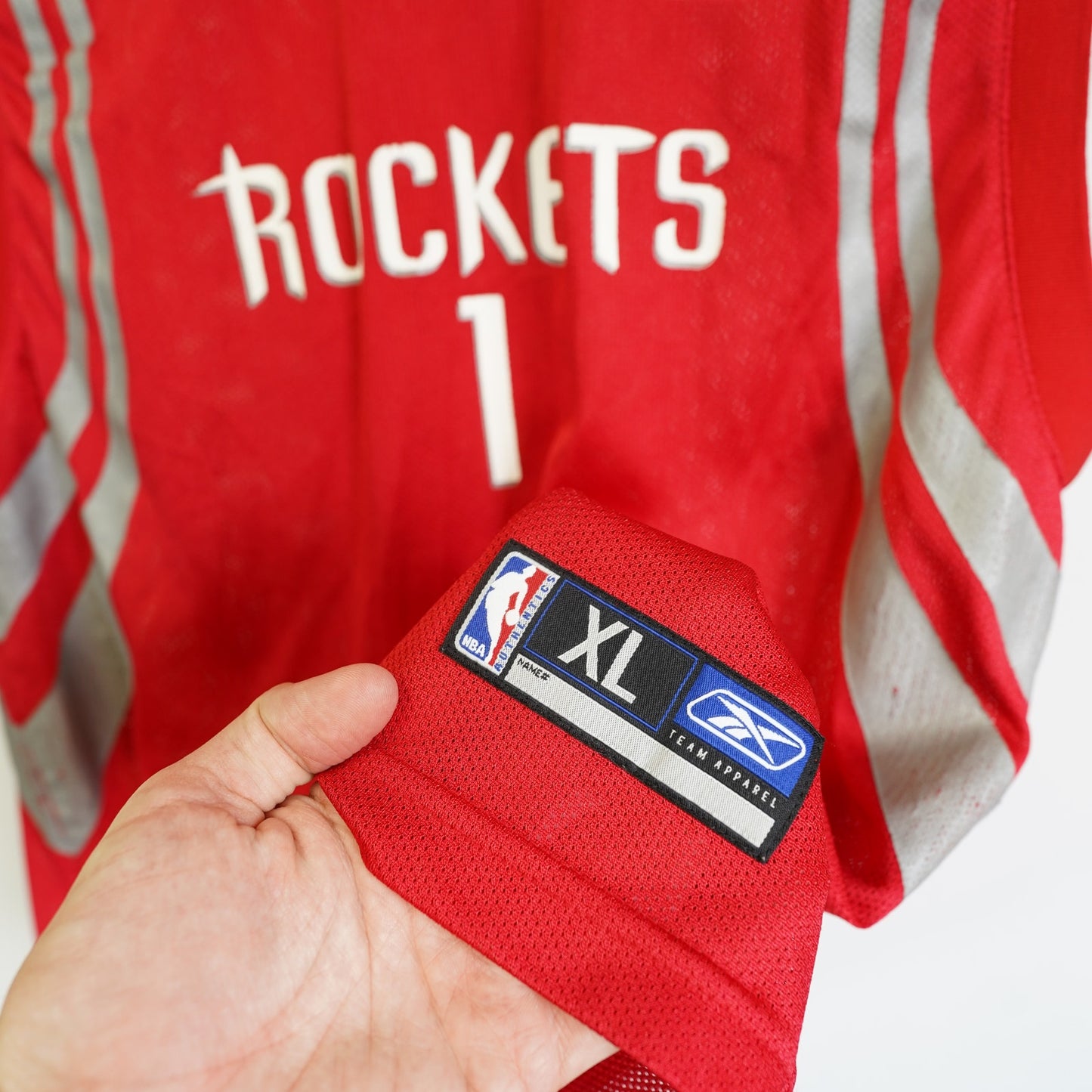 (Youth XL) Vintage Tracy McGrady Houston Rockets Reebok Jersey Youth XL Adult S Red Jersey