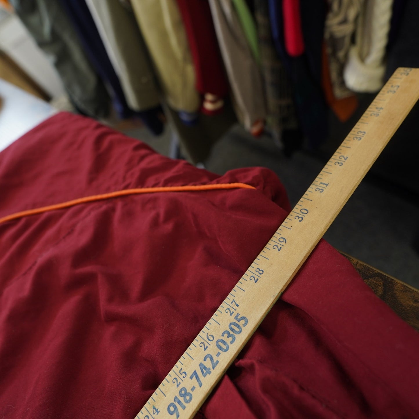(3XL) Vintage Virginia Tech Hokies Sewn Pullover Windbreaker Jacket Men's 3XL Maroon