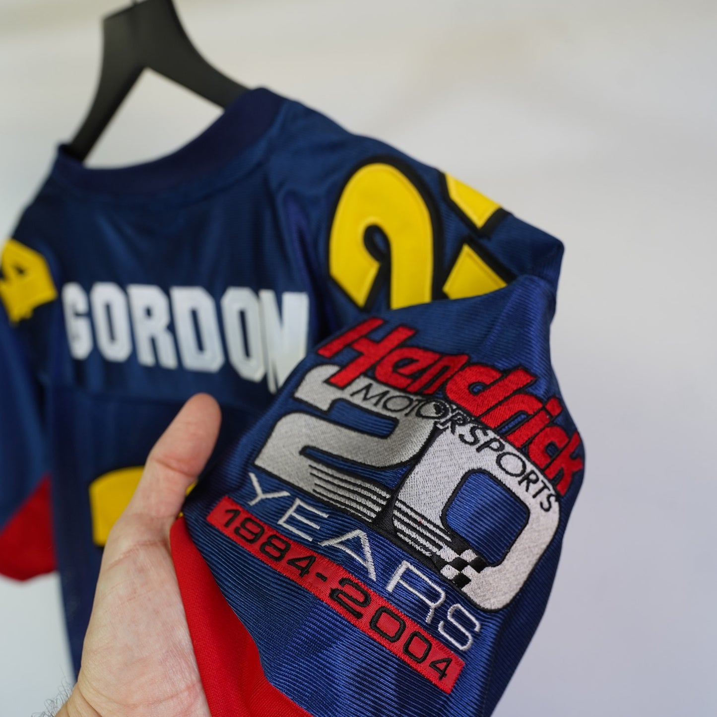 (M) Jeff Gordon Chase Authentic Nascar Sewn Jersey Men's M Blue Y2K Racing Shirt