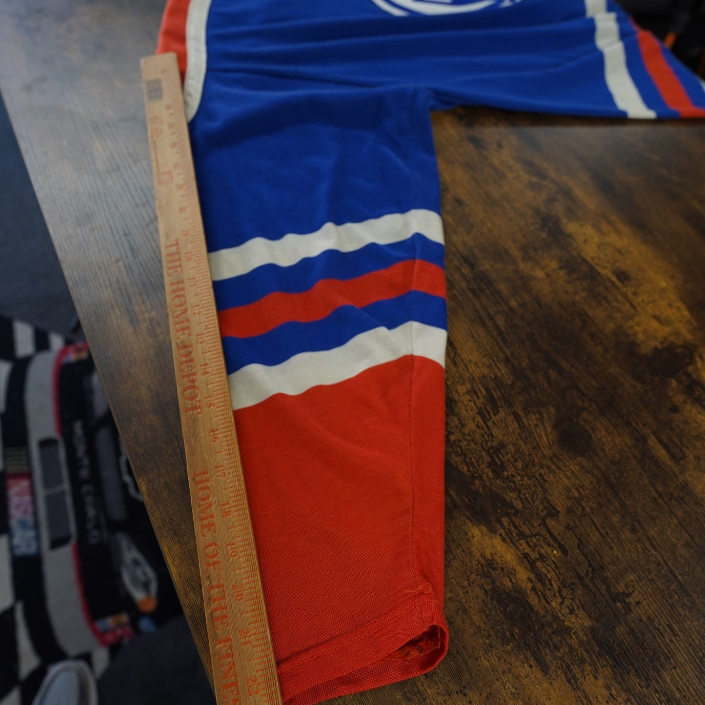 (XL) Vintage 80s Sandow Knit SK Edmonton Oilers Embroidered Hockey Jersey