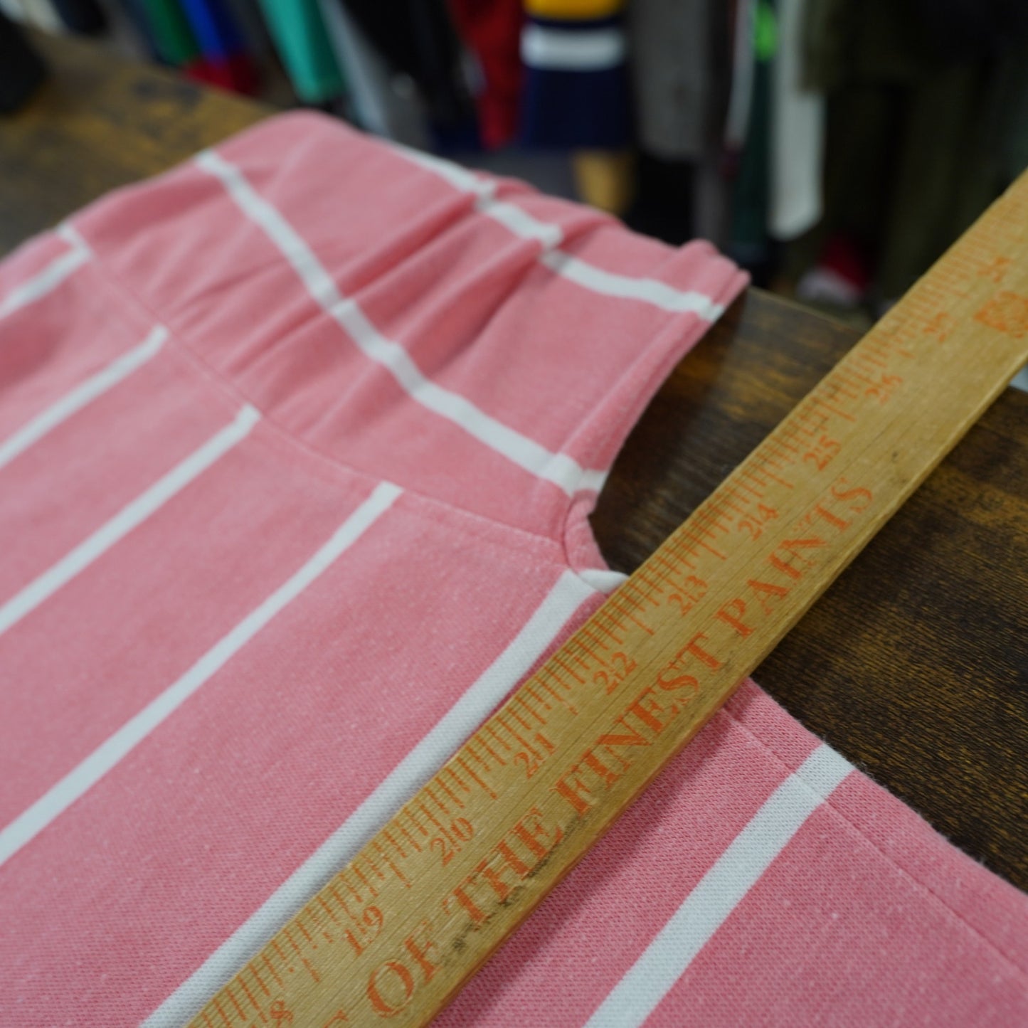 (XL) Vintage 90s Pink Striped Rugby Long Sleeve Polo Shirt Men's XL PCH Skate Surf