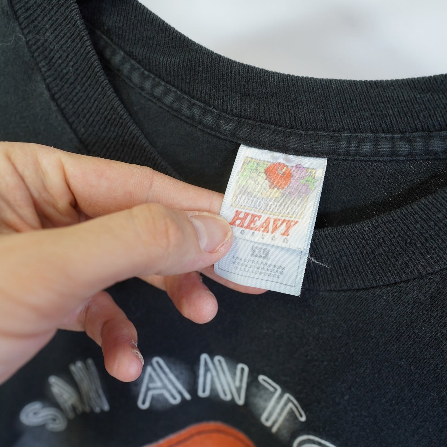 (XL) Vintage San Antonio Spurs T Shirt Size XL 1999 NBA Championship Black 90s