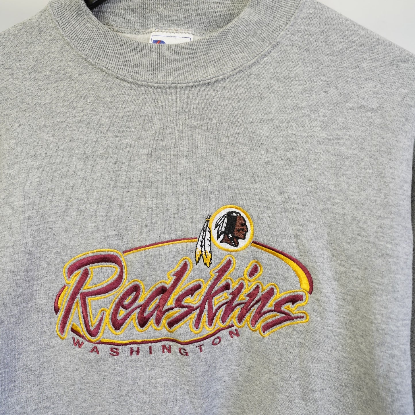 (L) Vintage Washington Redskins 90s Stitched Pro Player Sweatshirt Men's L Gray