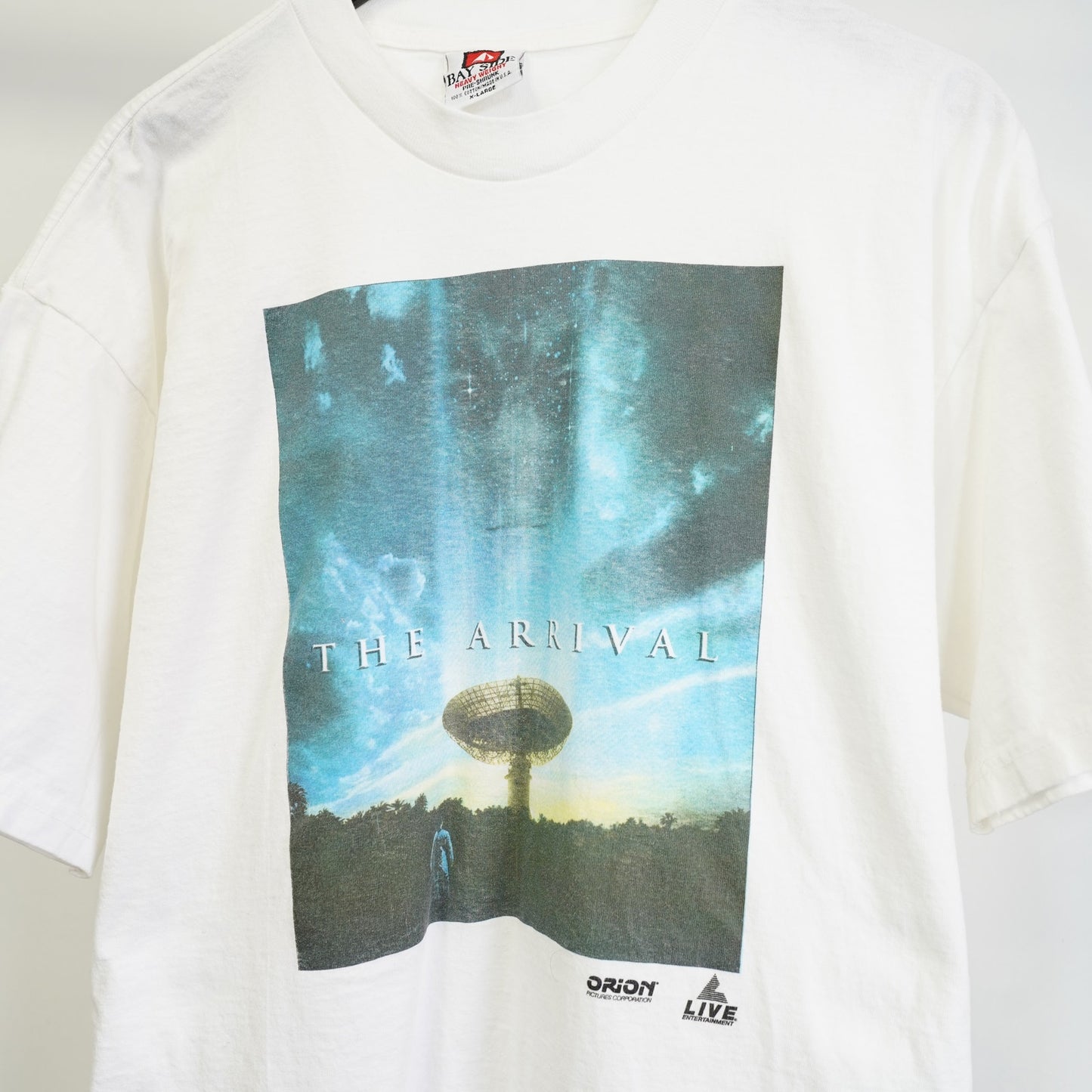 (XL) Vintage 1996 The Arrival Movie Promo T Shirt XL Sci-Fi Charlie Sheen