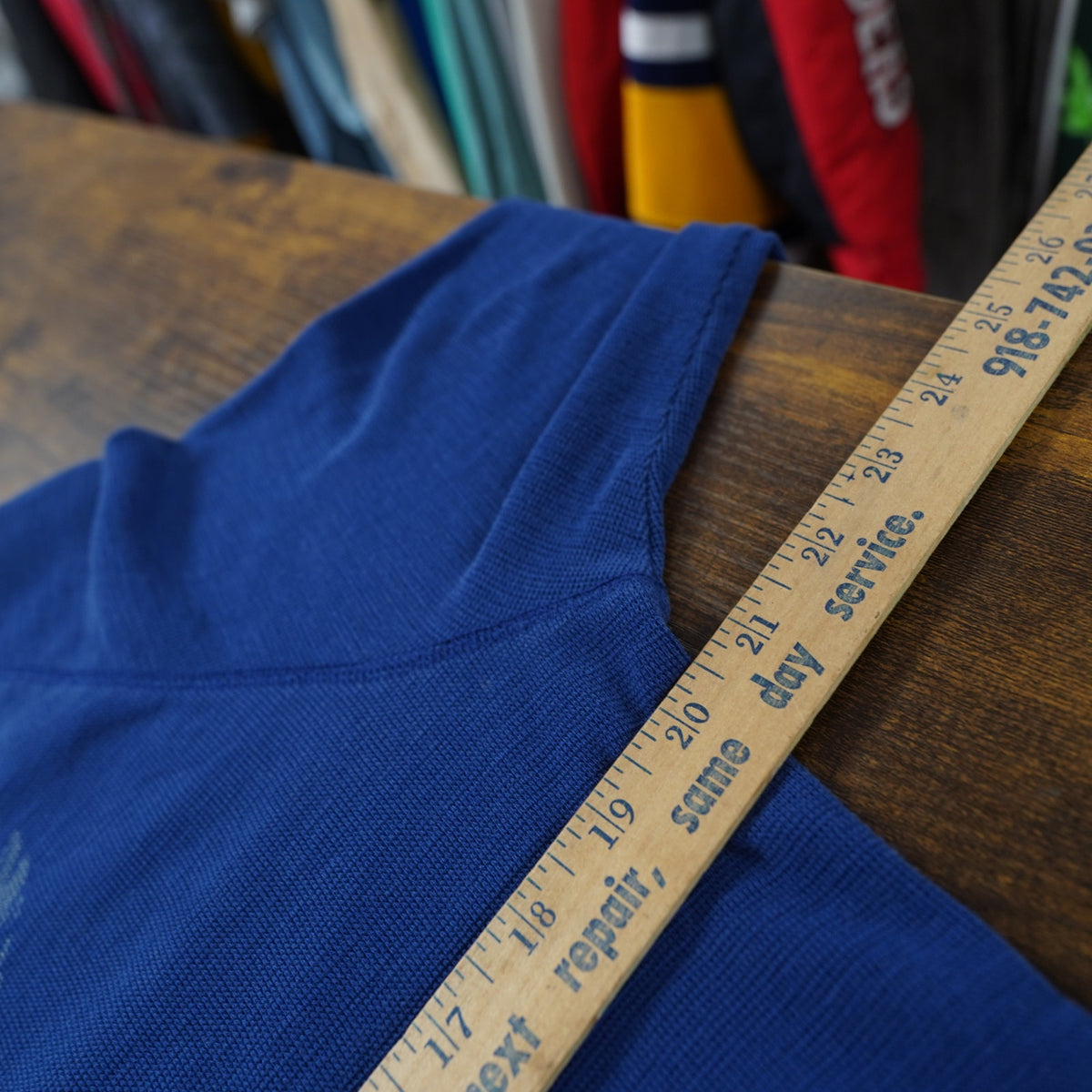 (M) Vintage American Eagle Y2K Athletic Fit Longsleeve T-Shirt Men's M Blue 2000s
