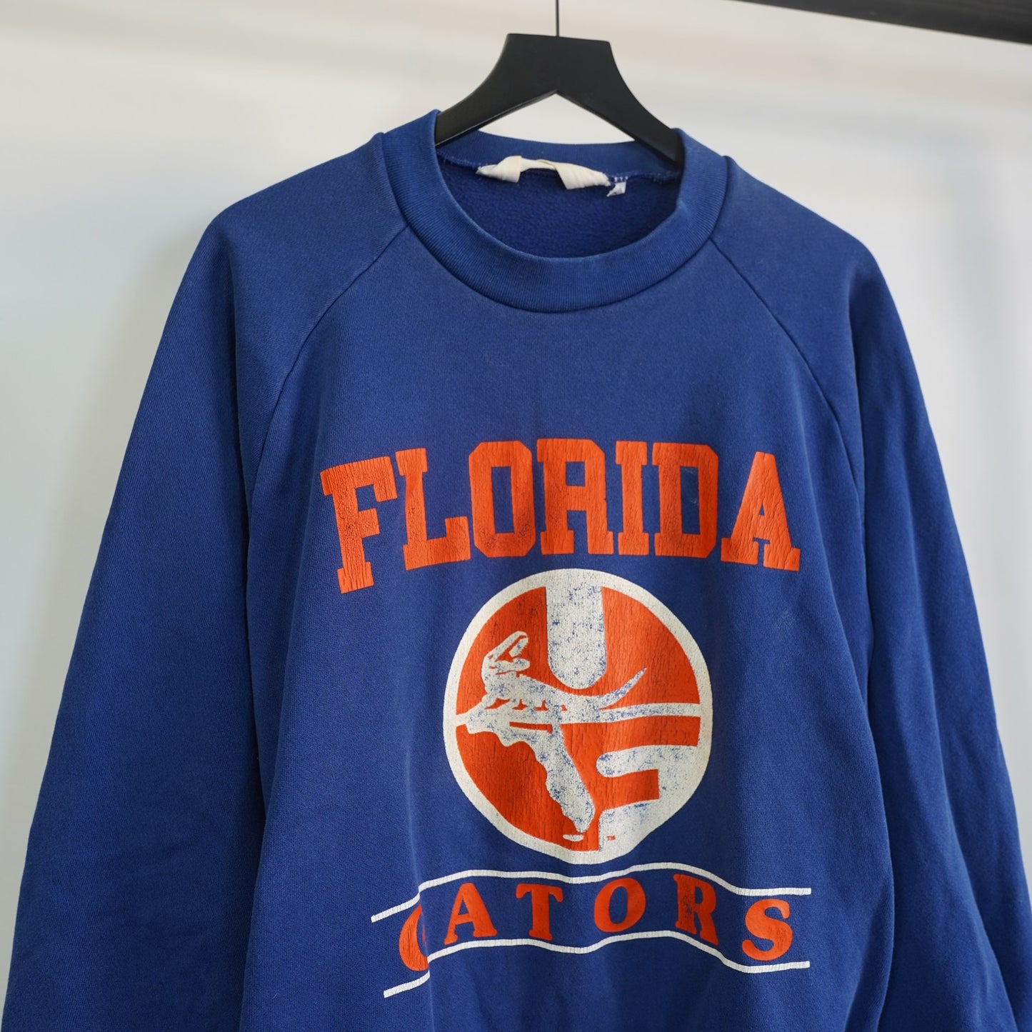 (L) Vintage University of Florida Gators Chalk Line Sweatshirt Men's L Blue 90s UF