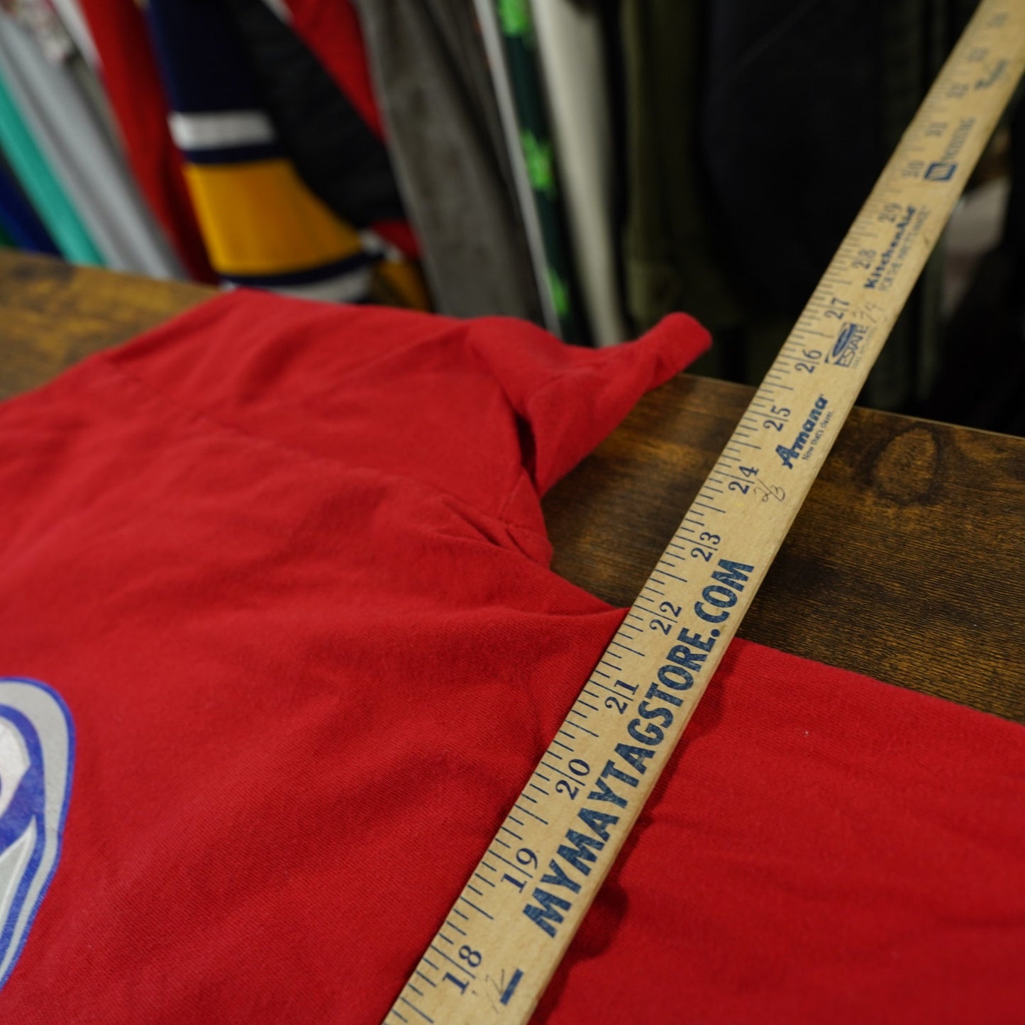 (XL) Texas Rangers 2010 World Series Baseball T-Shirt Men's XL Red Retro MLB