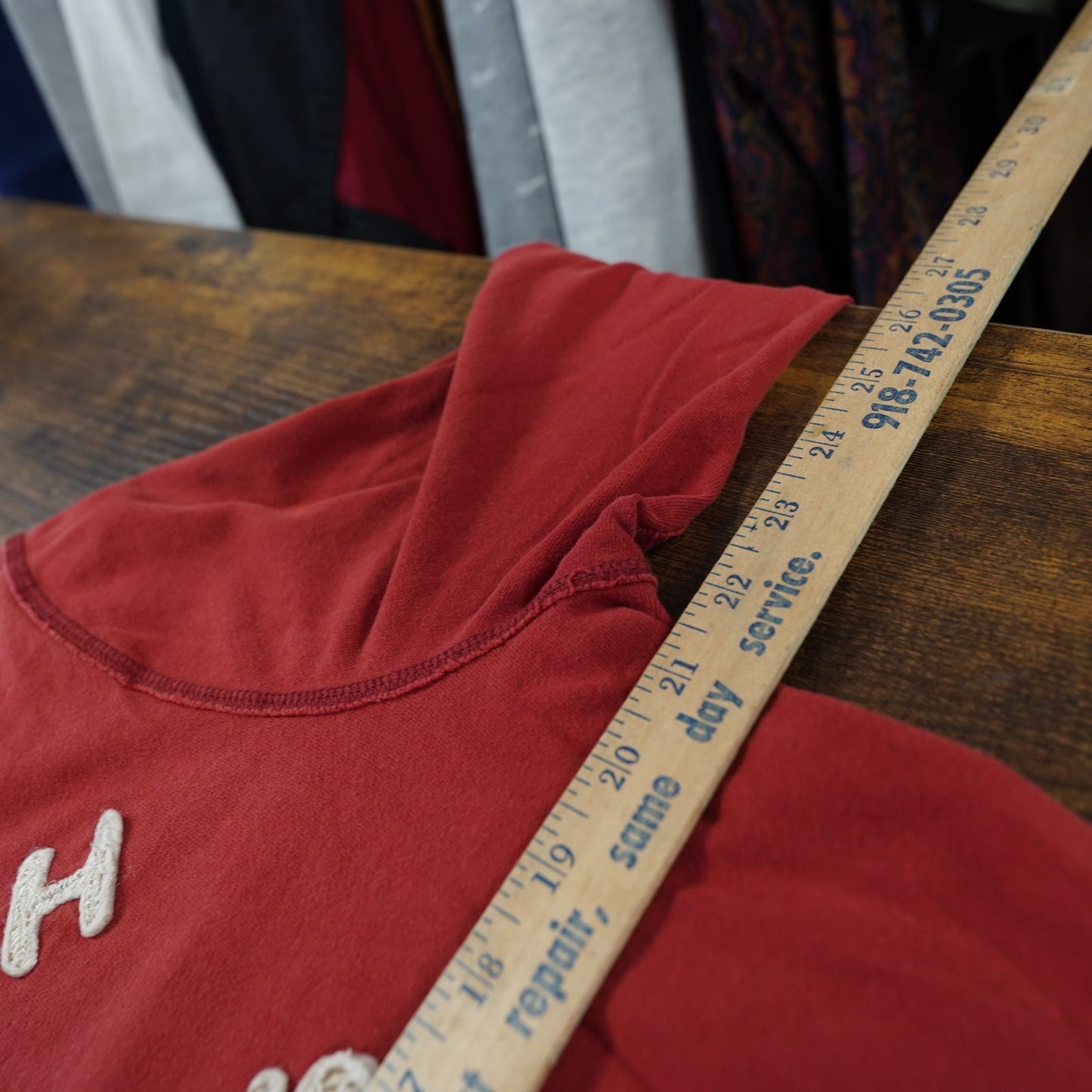 (L) Vintage Abercrombie & Fitch Y2K Longsleeve Muscle T-Shirt Men's L Red 2000s