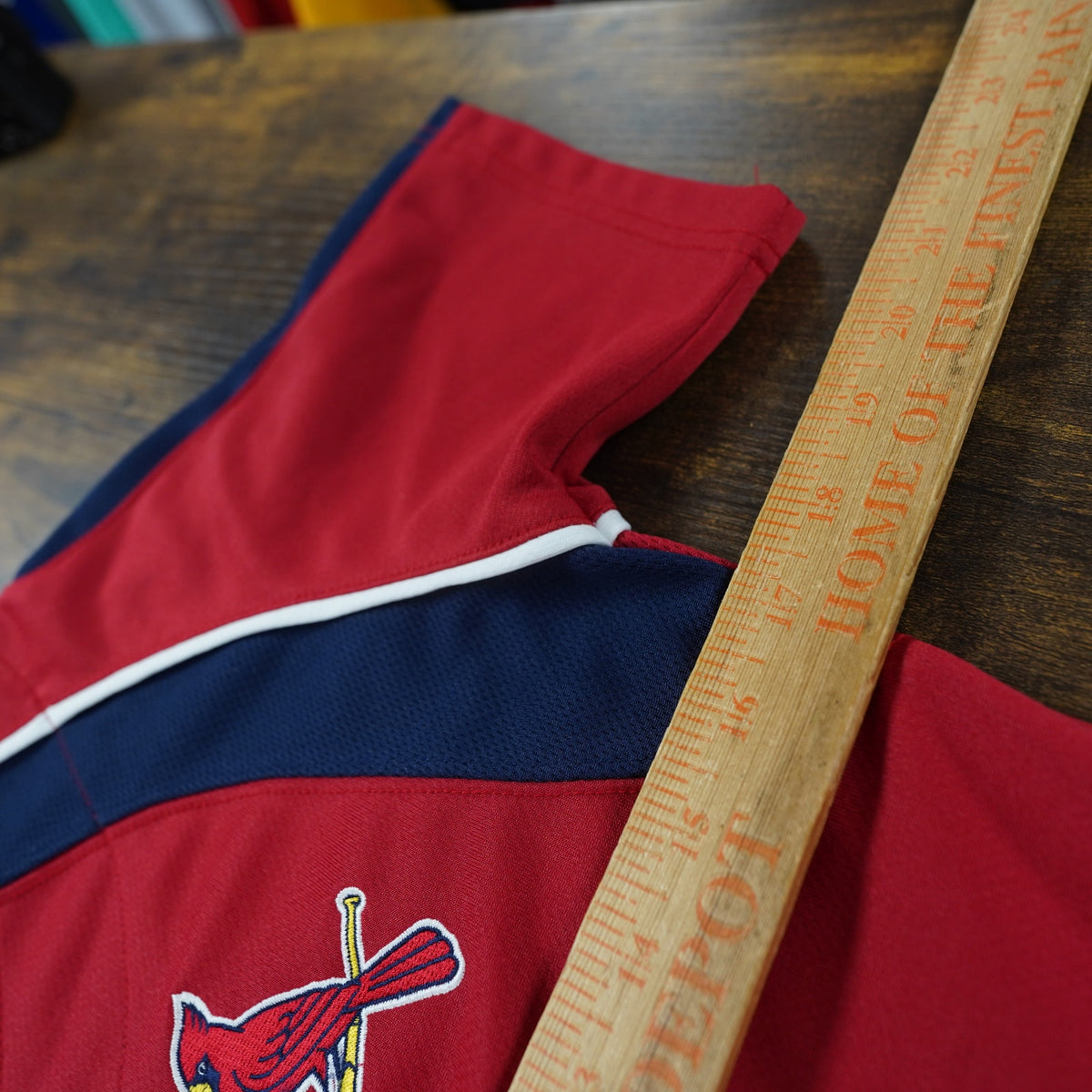 (Boys S) Vintage Nik St. Louis Cardinals Sewn Baseball Jersey Boys S 4-6 Red MLB Y2K