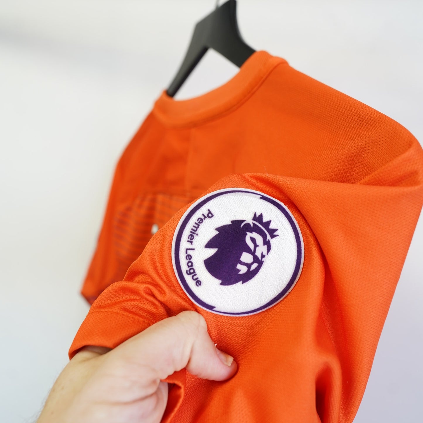 (S) Nike Manchester City 2016-17 Leroy Sané Third Jersey Men's S Orange Purple Retro