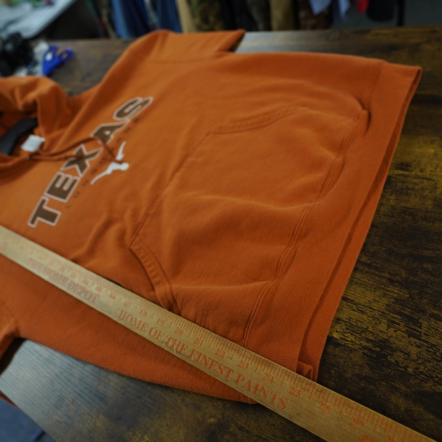 (M) Vintage Texas Longhorns Jerzees 2000s Hoodie Men's M Jacket Burnt Orange Y2K