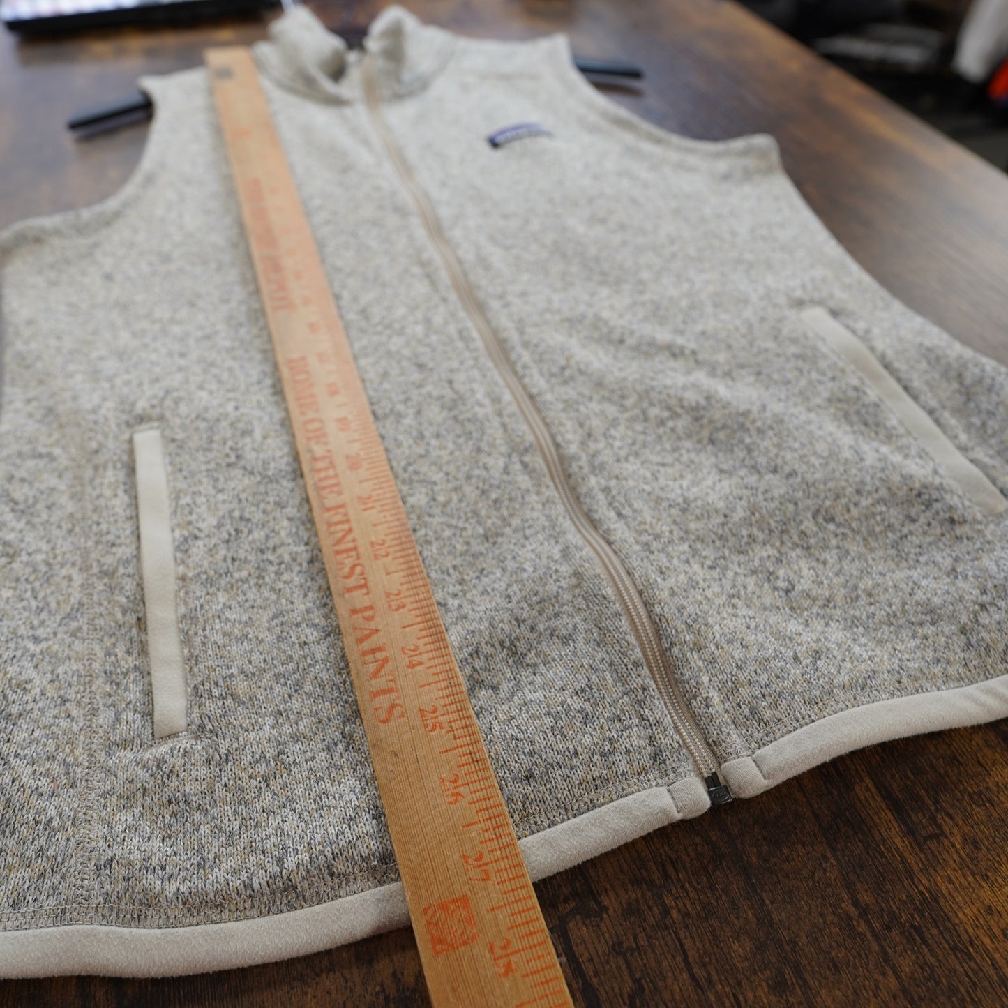 (Women's L) Patagonia Women's Better Sweater Fleece Vest Oatmeal Heather Beige Tan