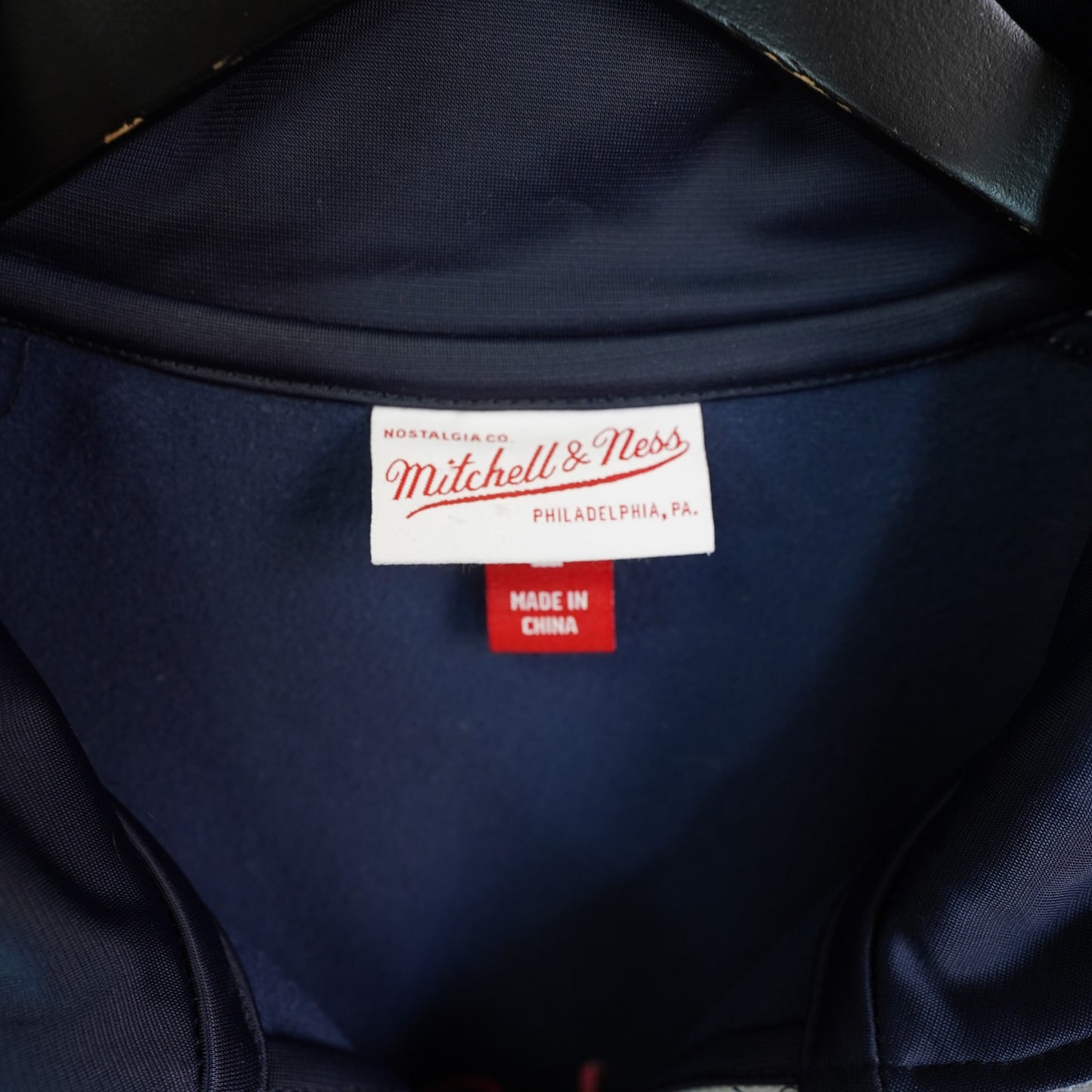 (L) St. Louis City FC Mitchell & Ness Warm Up Track Jacket Men's L Blue Embroidered