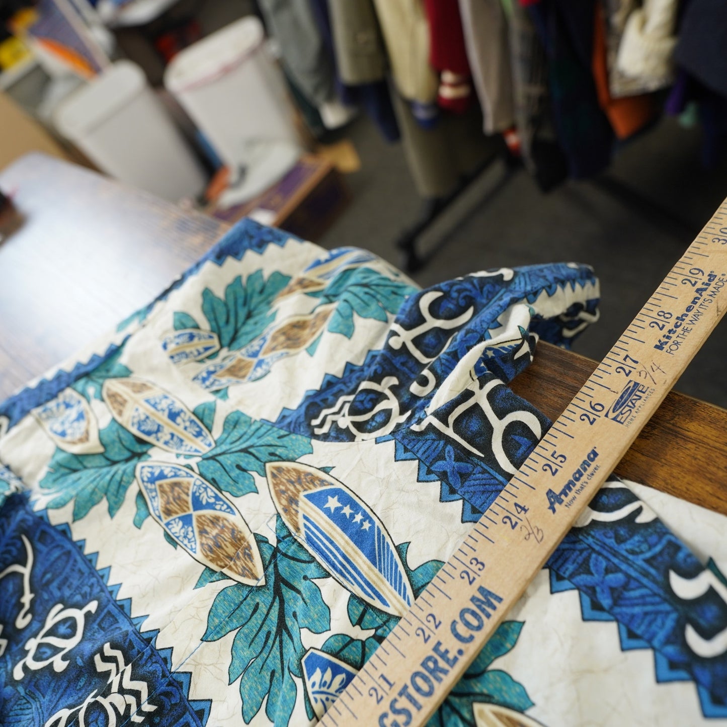 (XXL) Vintage 90s Pacific Legend Hawaiian Shirt Men's XXL Floral Tropical Surf Blue