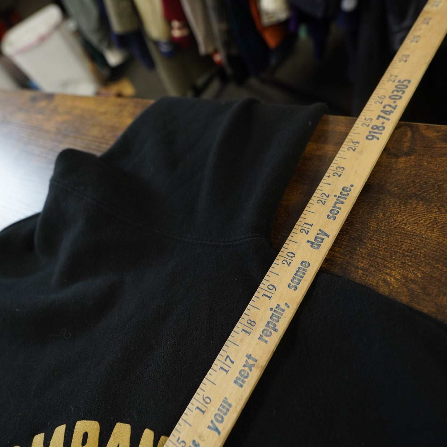 (S) Cove Surf Company Snake & Anchor Graphic Hoodie Men's S Black Gold Skate Y2K