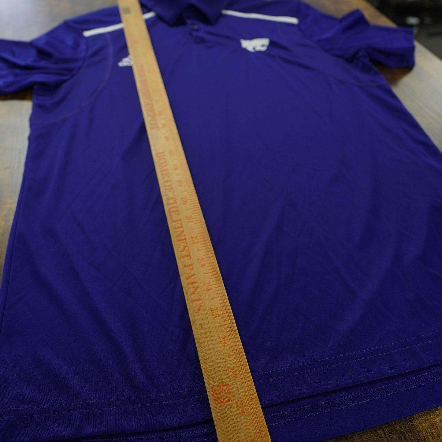 (M) Adidas Kansas State Wildcats Purple Polo Shirt Men's M Golf