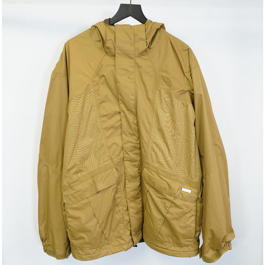(XL) Vintage Burton System 3-in-1 Snowboard Ski Jacket Men's XL Tan Gorpcore Hiking
