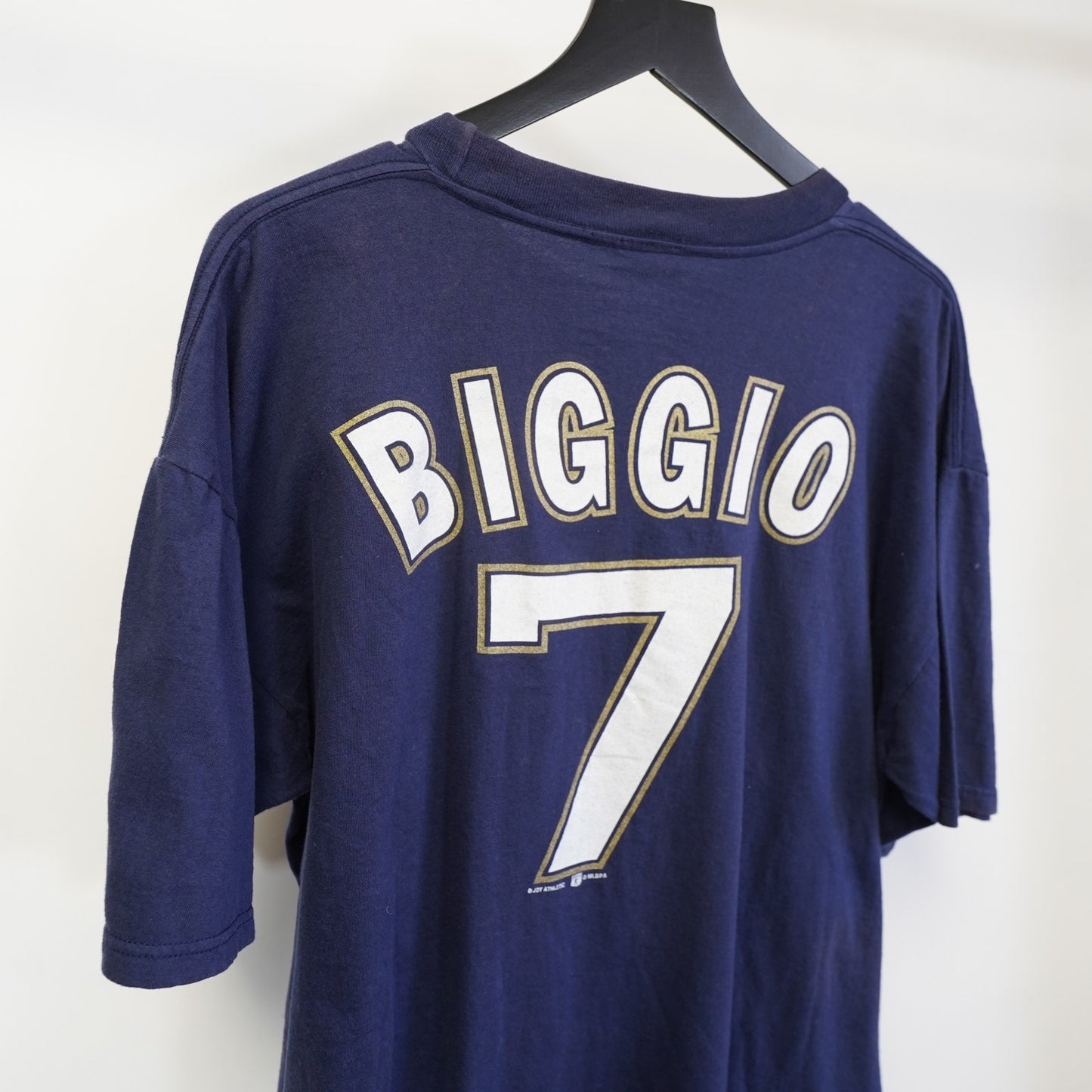 (XL) Vintage Craig Biggio Houston Astros Jersey T-Shirt Men's XL Navy Blue 90s Y2K