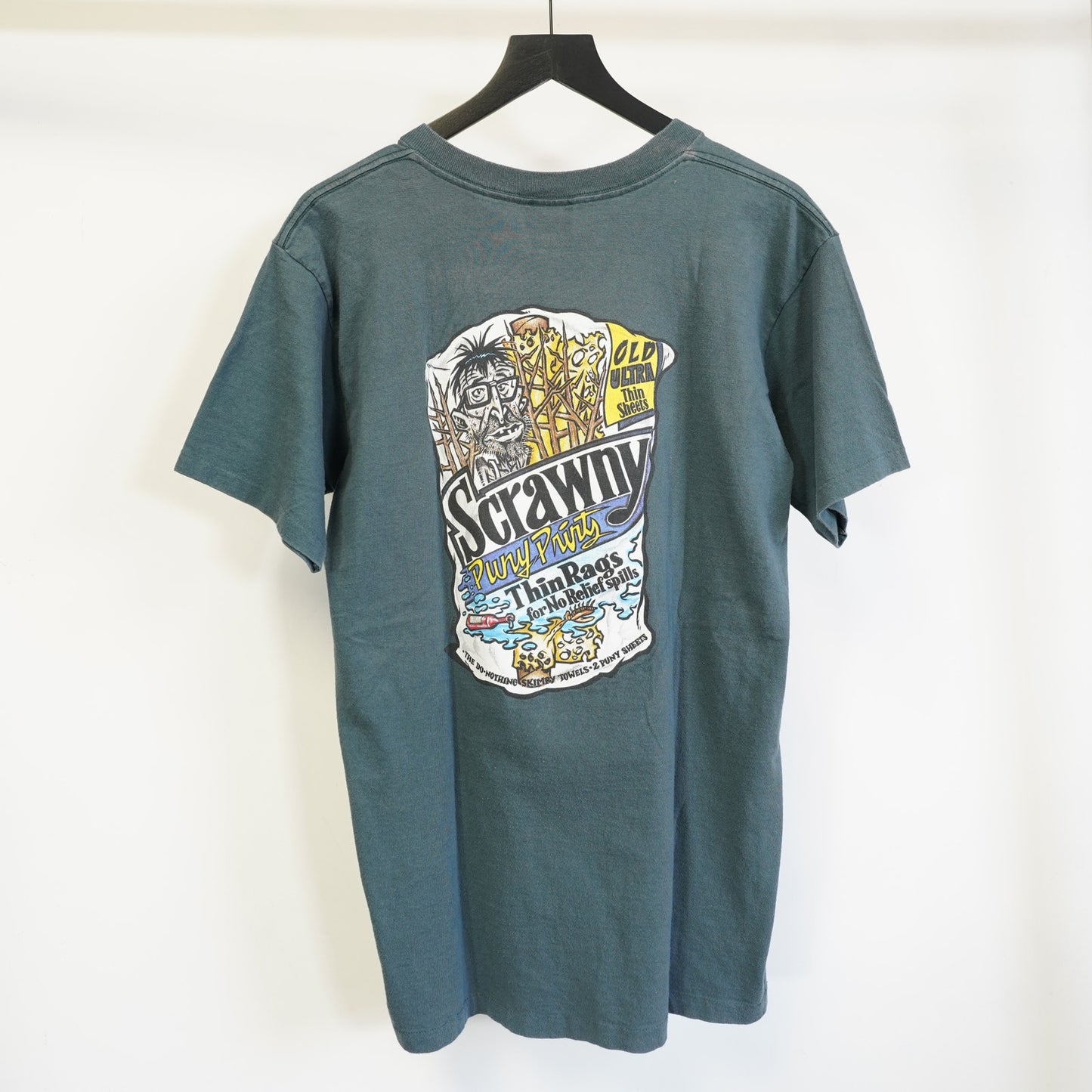 (L) Vintage Fresh Jive 90s Streetwear Skate T-Shirt Men's L Blue Made in USA