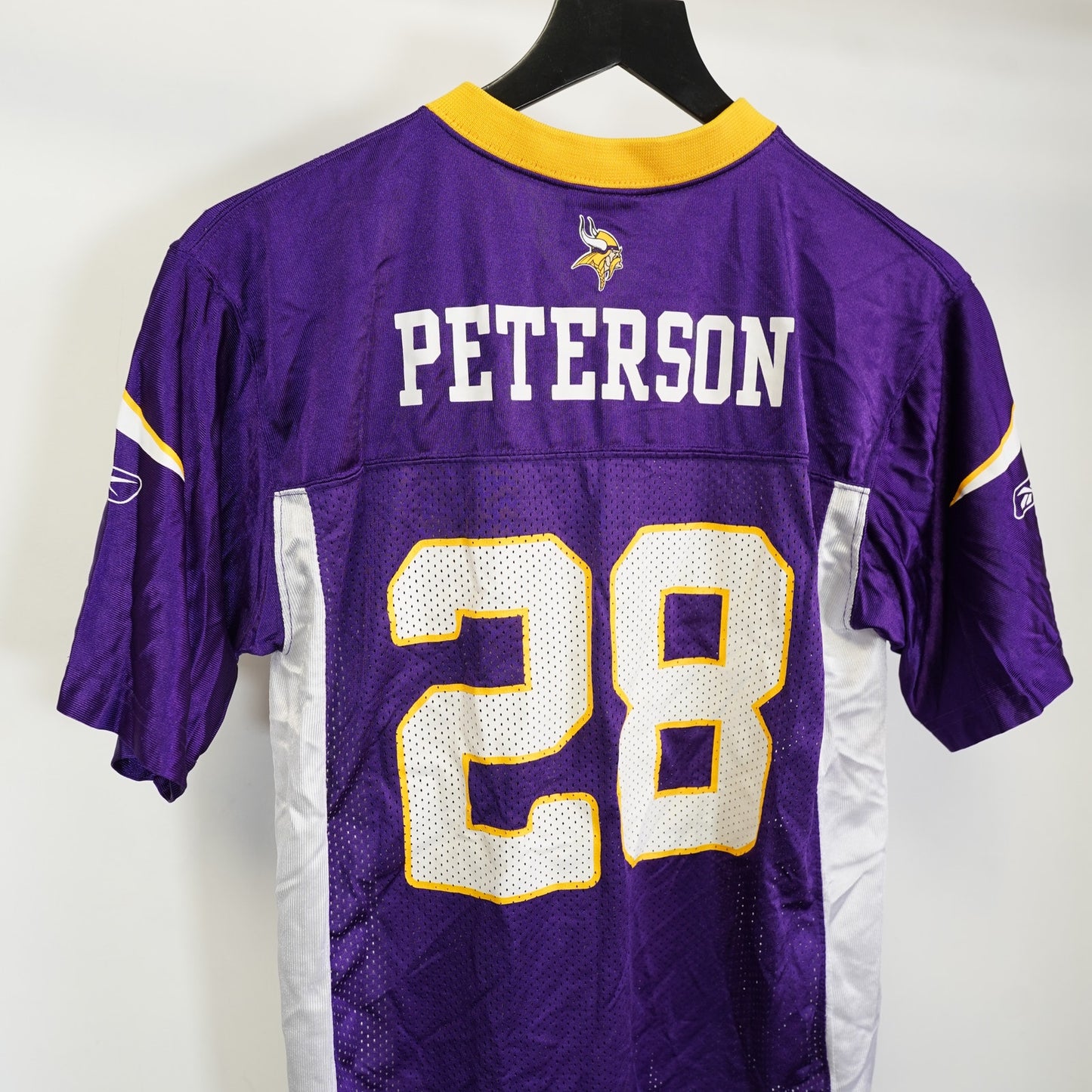 (Youth L) Vintage Reebok Minnesota Vikings Adrian Peterson Jersey Youth L Kids NFL Purple