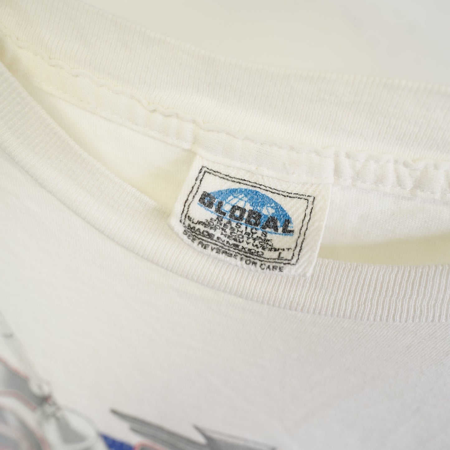 (L) Vintage 90s Nasa Saturn 5 Rocket Space Center T-Shirt Men's L Retro White