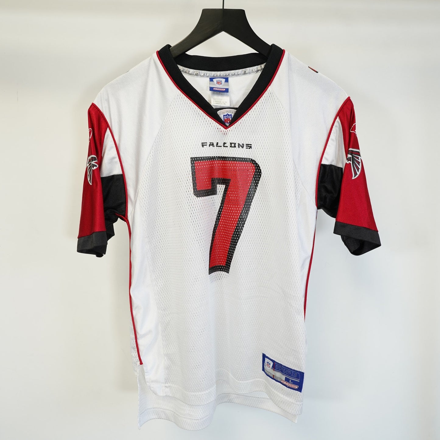 (Youth L) Vintage Michael Vick Atlanta Falcons Reebok Football Jersey Kids L White Mike
