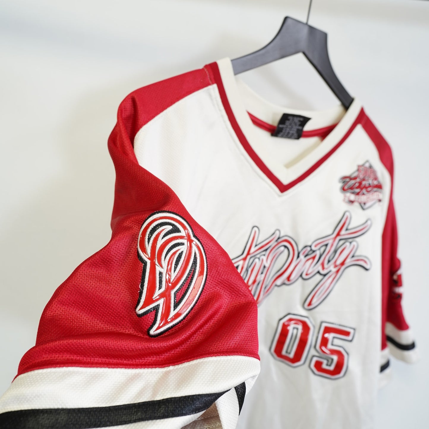 (XXL) Vintage Fubu Dirty Dirty South 05 Hip Hop Jersey Mens XXL Stitched Y2k 2000s Red