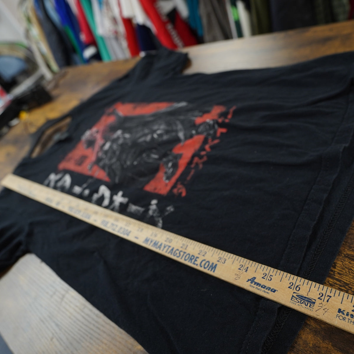 (M) Star Wars Darth Vader Samurai Concept Art T-Shirt Men's M Black Red Disney